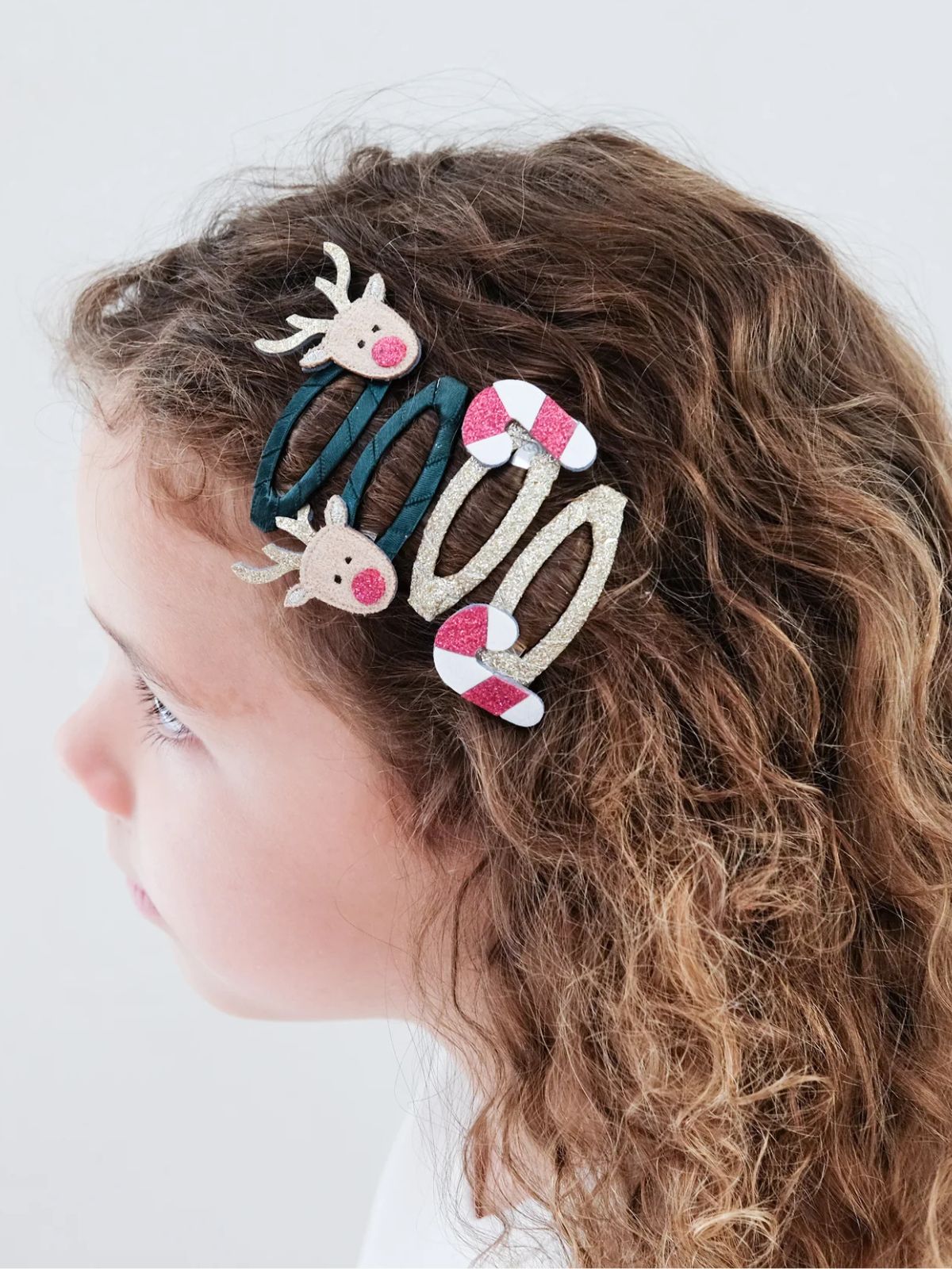 Rudolph & Candy Cane Clic Clacs- Multi