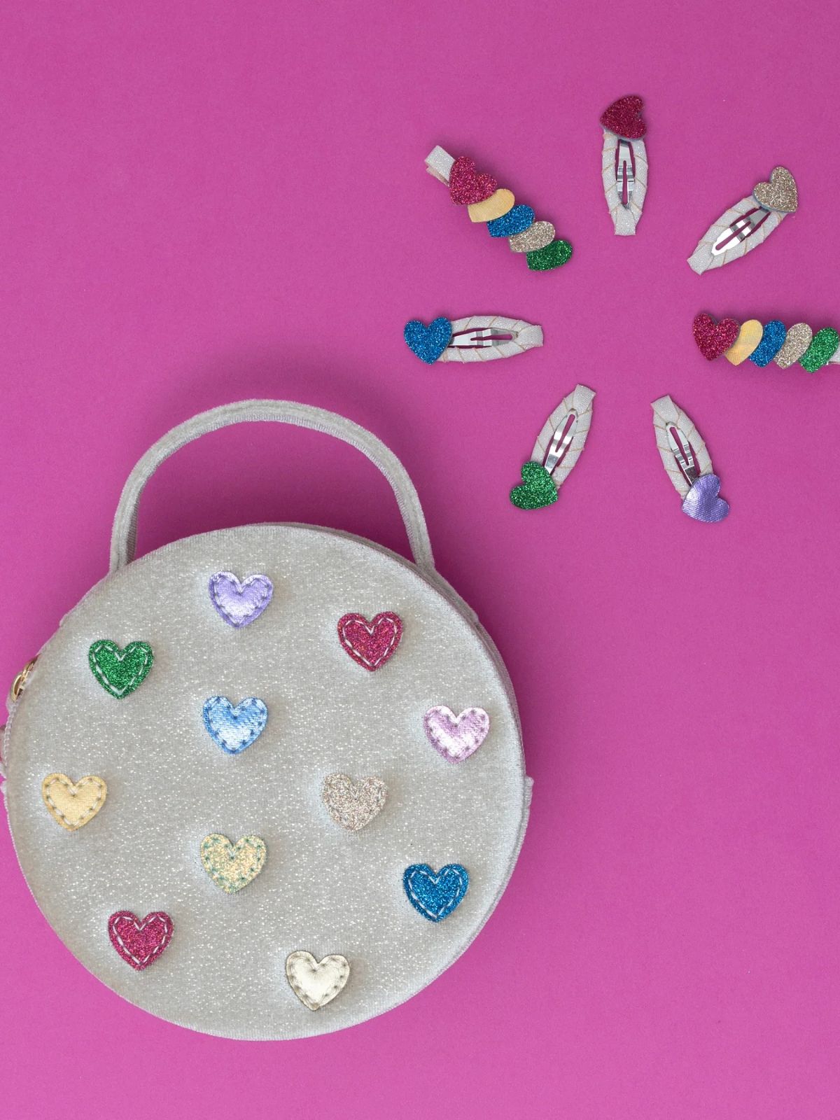 Jazzy heart Mini Clic Clacs - Multi