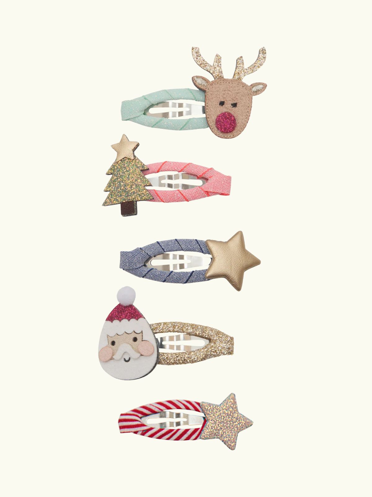 Iris Fashion - MIMI & LULA - Santa & Rudolph Mini Clic Clacs - Multi