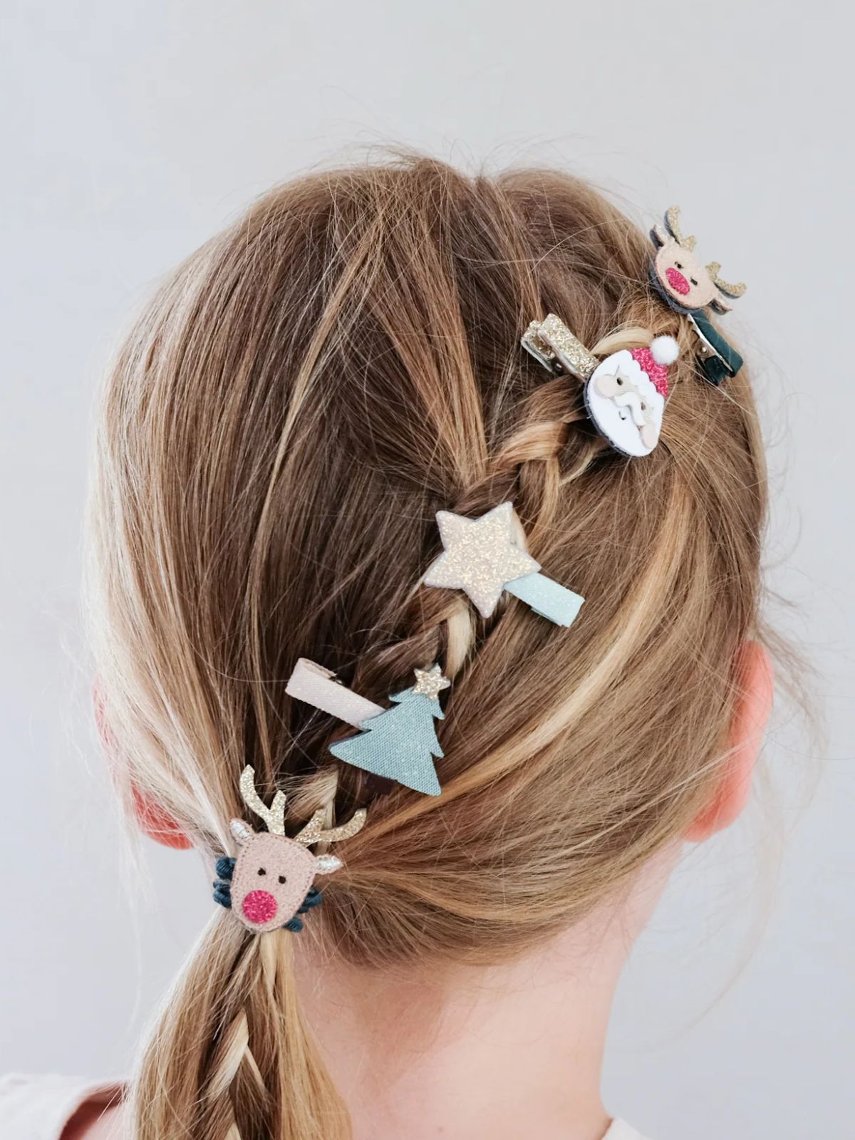 Santa & Rudolph Mini Clips - Multi