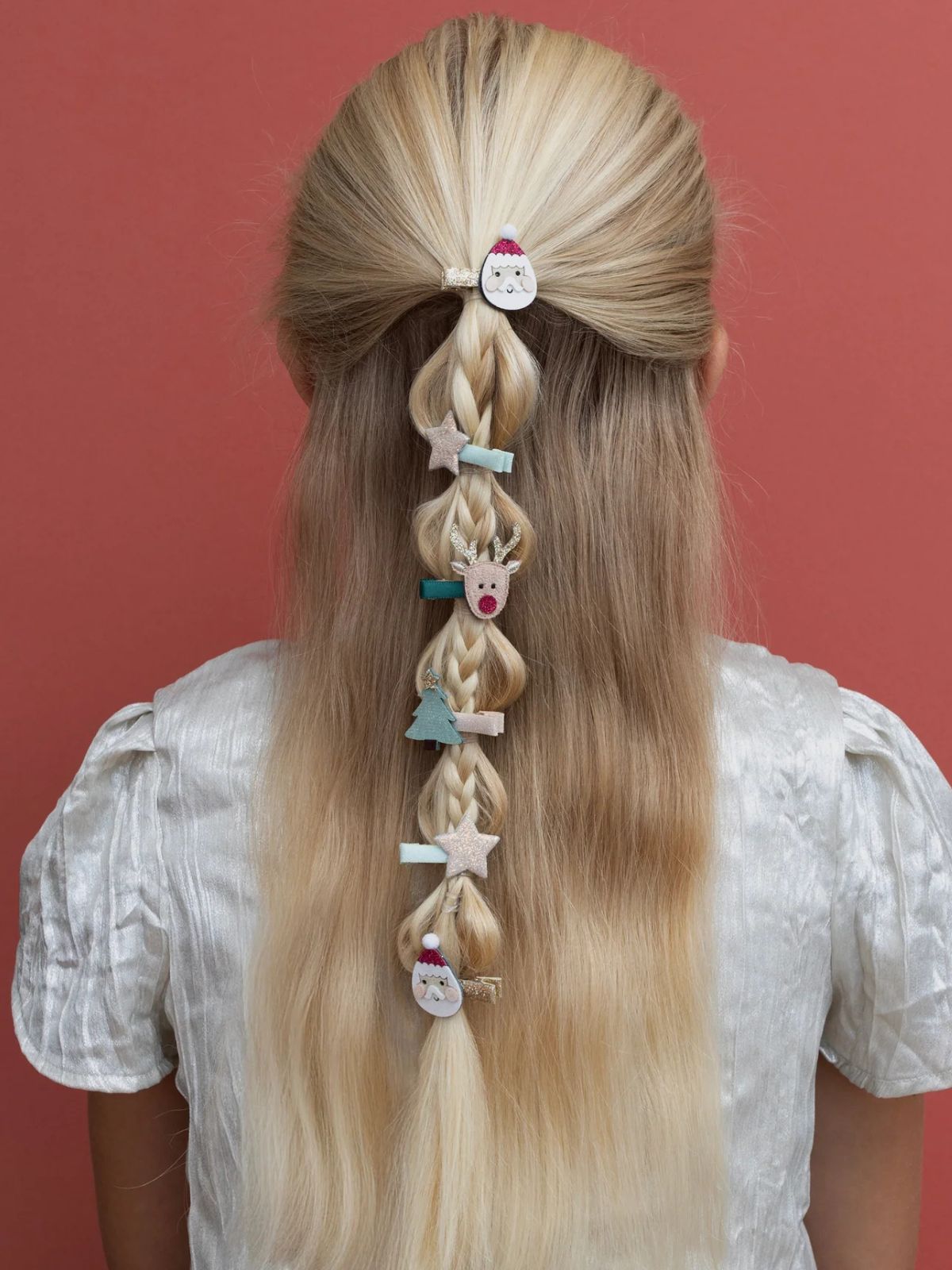 Santa & Rudolph Mini Clips - Multi