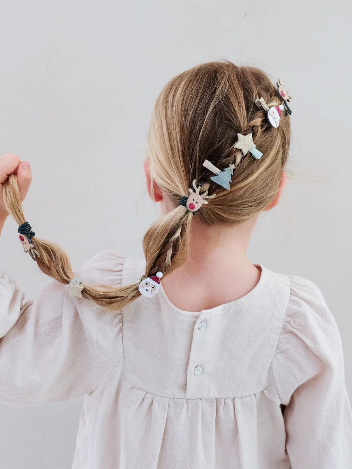 Santa & Rudolph Mini Clips - Multi