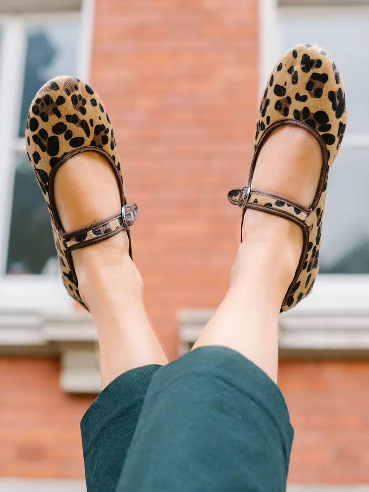 Iris Fashion - MOI LONDON - Mary Jane Shoe - Leopard