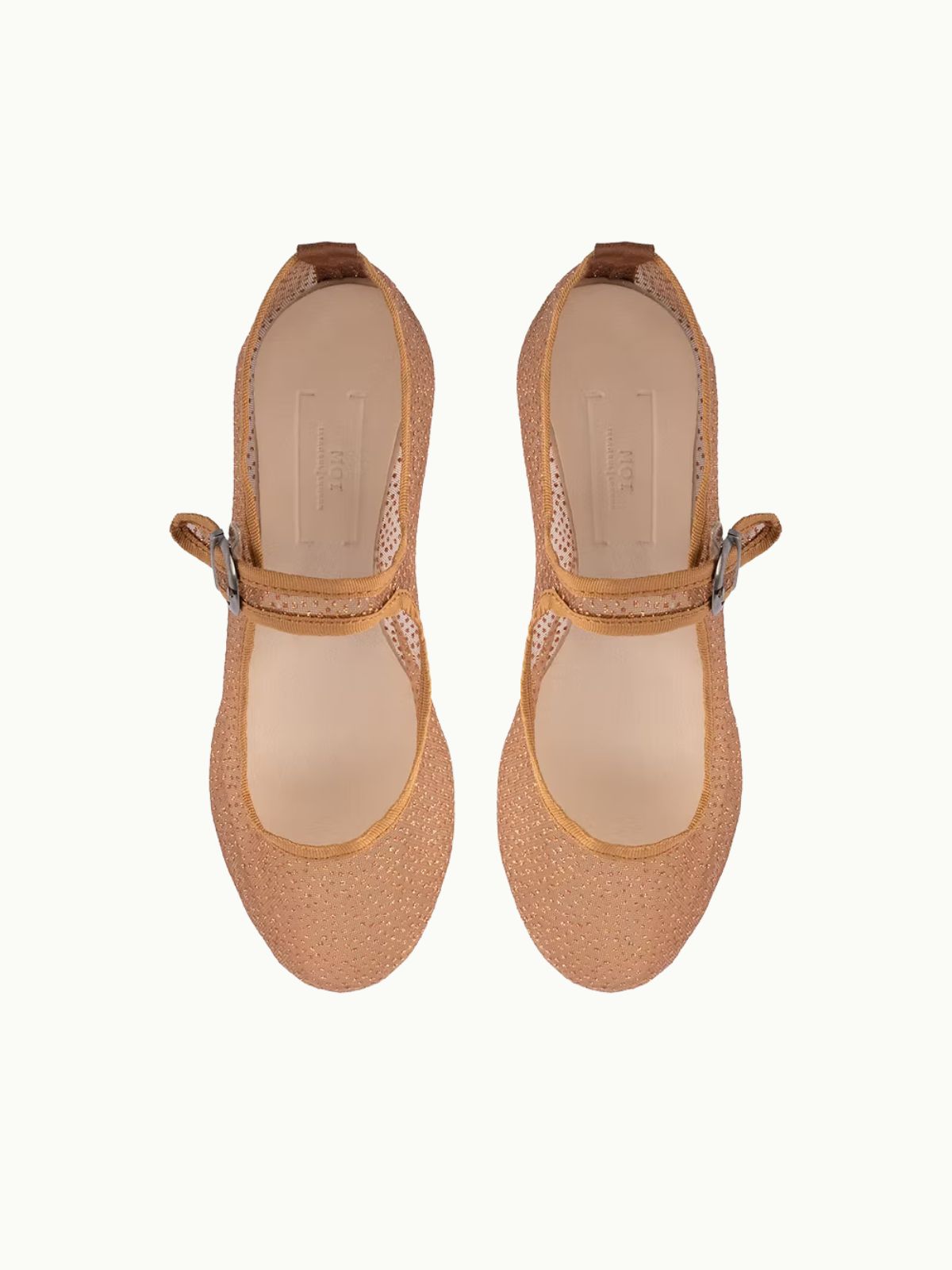 Sparkly Mesh Mary Jane - Bronze