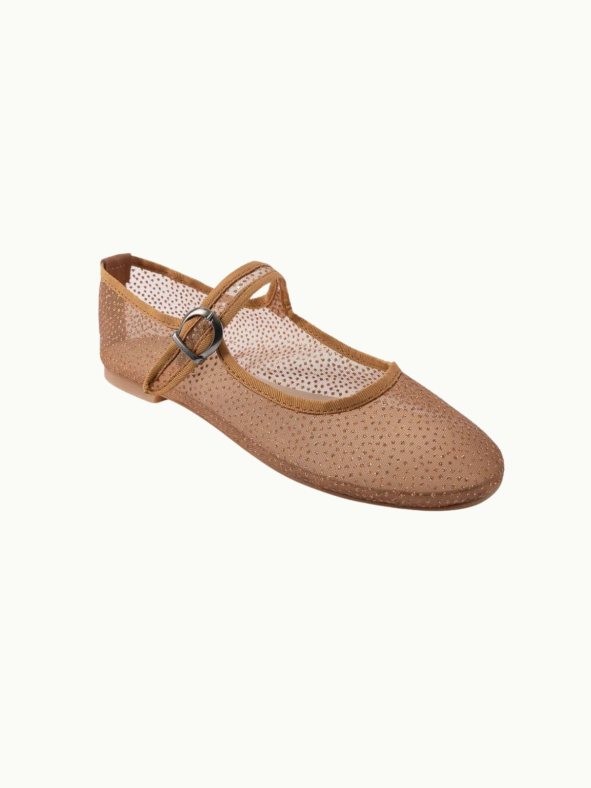Sparkly Mesh Mary Jane - Bronze