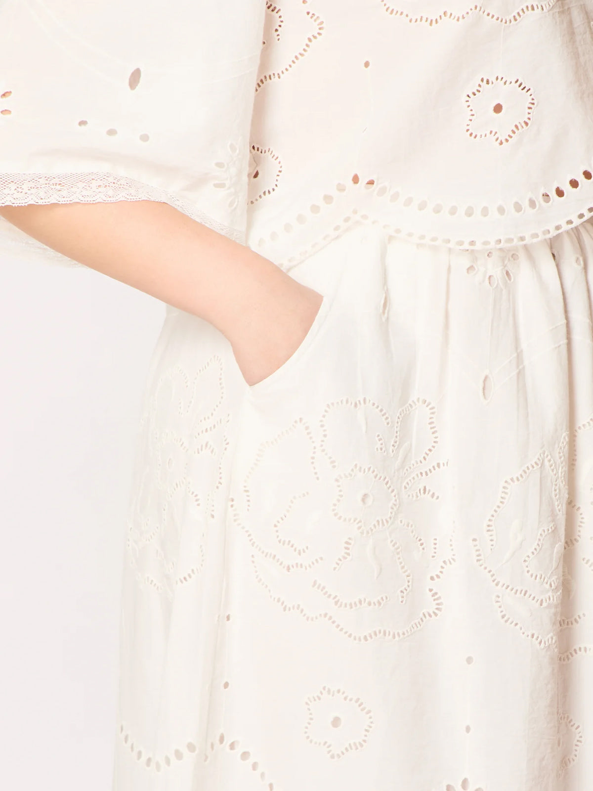 MabeL Cutwork Embroidered Skirt