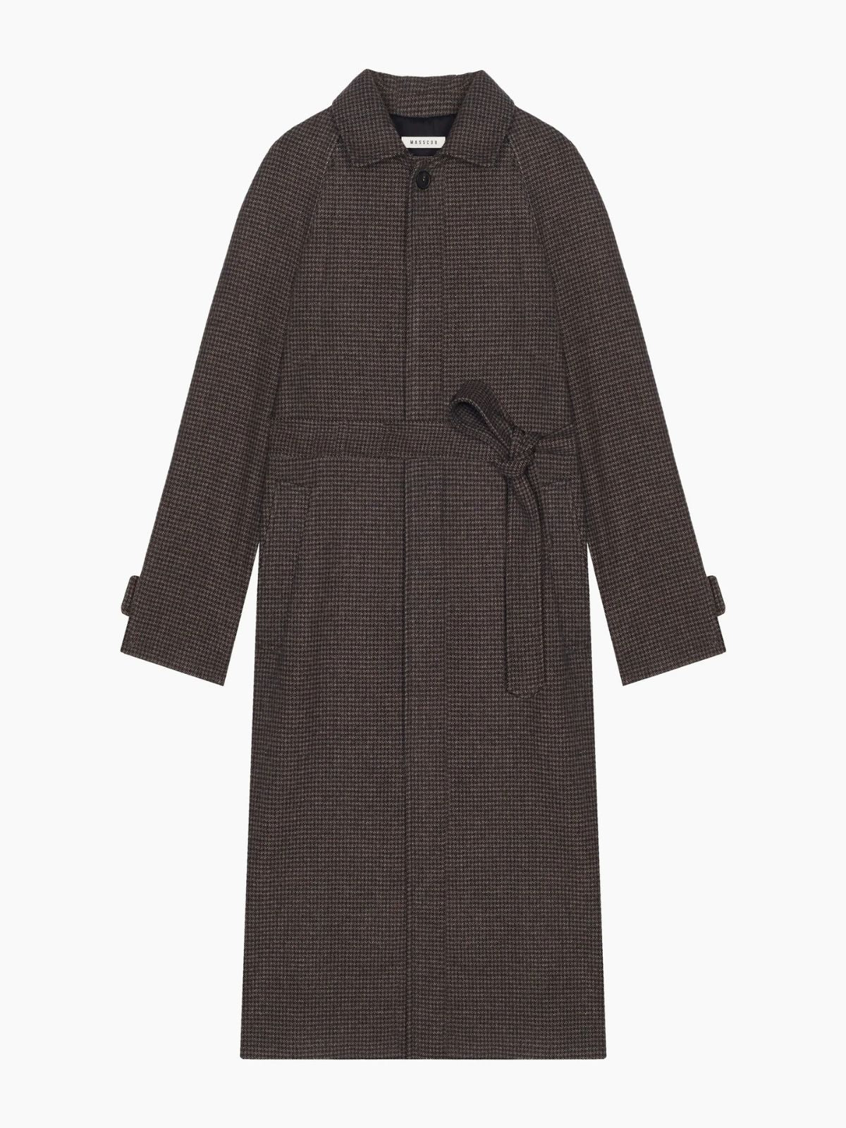 Ada Pied de Poule Coat - Navy