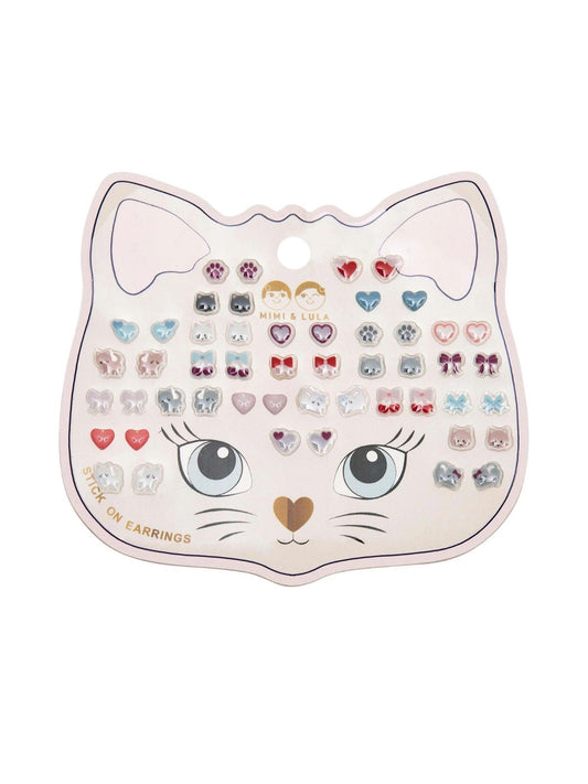 KittyBow Stick on Earrings