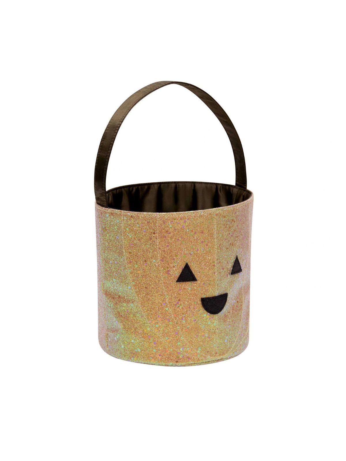 Glitter Pumpkin Trick or Treat Bag