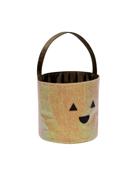 Glitter Pumpkin Trick or Treat Bag