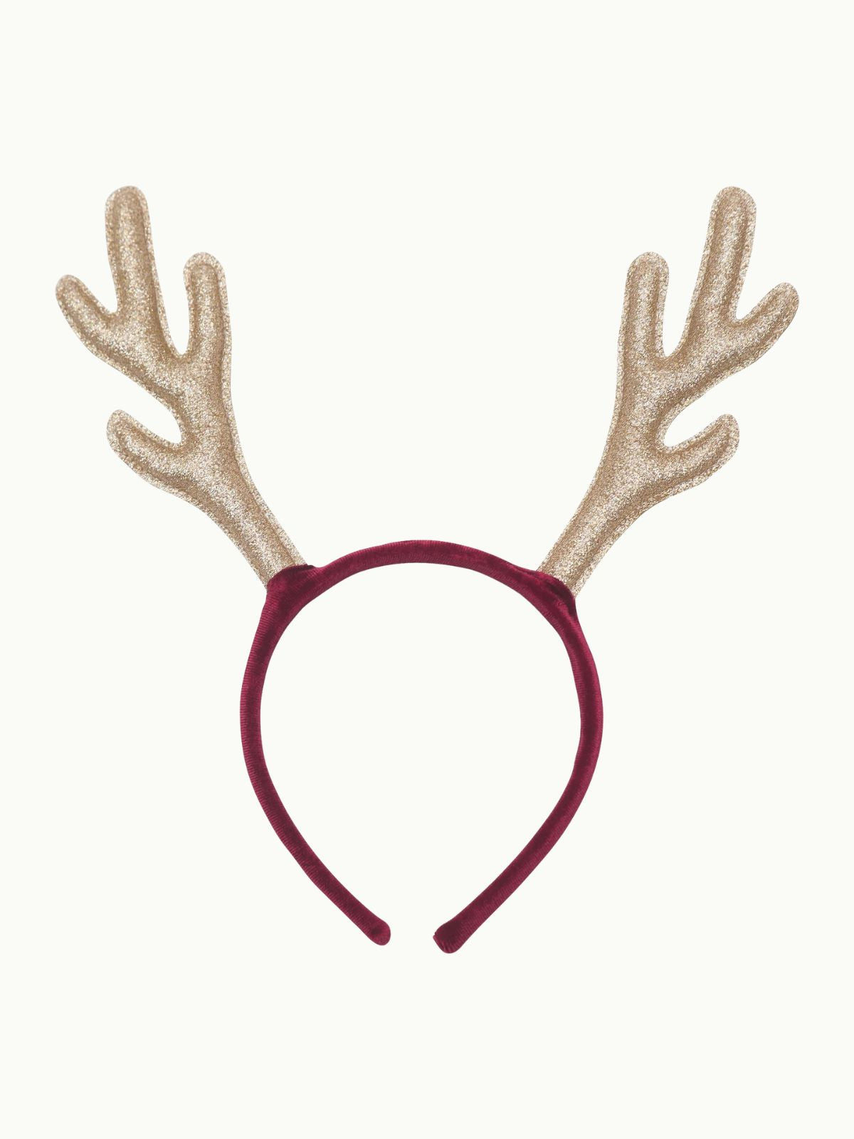 Rudolph Antlers - Red & Gold