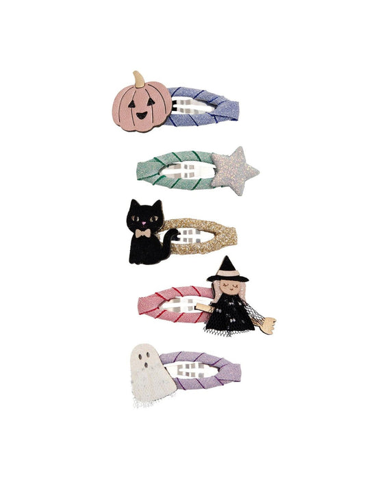 Halloween Mini Hair Clips - Black