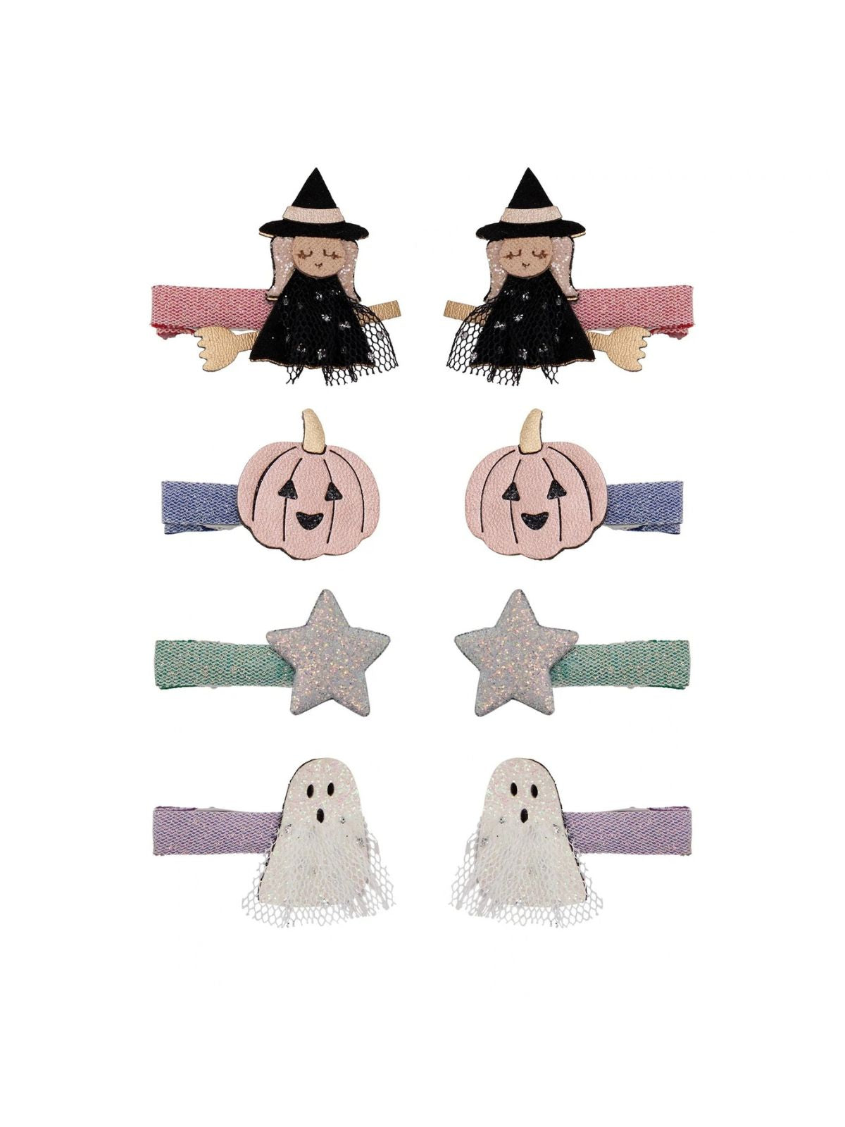 Halloween Salon Hair Clips Black