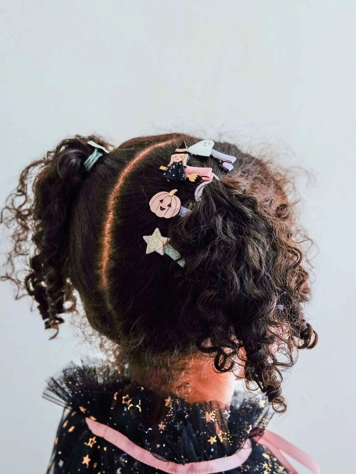 Halloween Salon Hair Clips Black