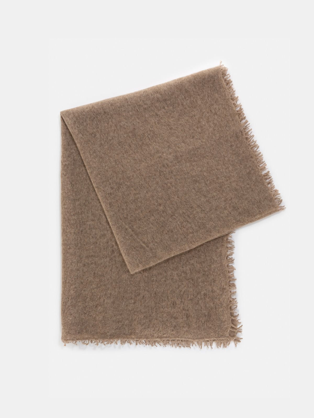 Cashmere Scarf - Melange Beige