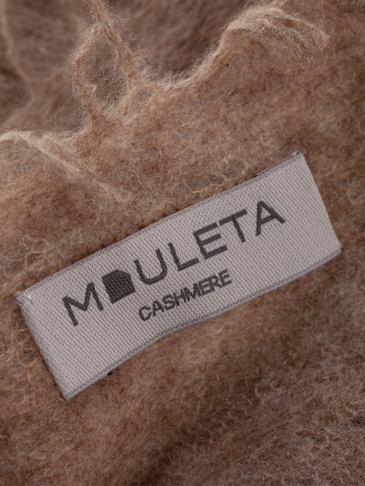 Cashmere Scarf - Melange Beige