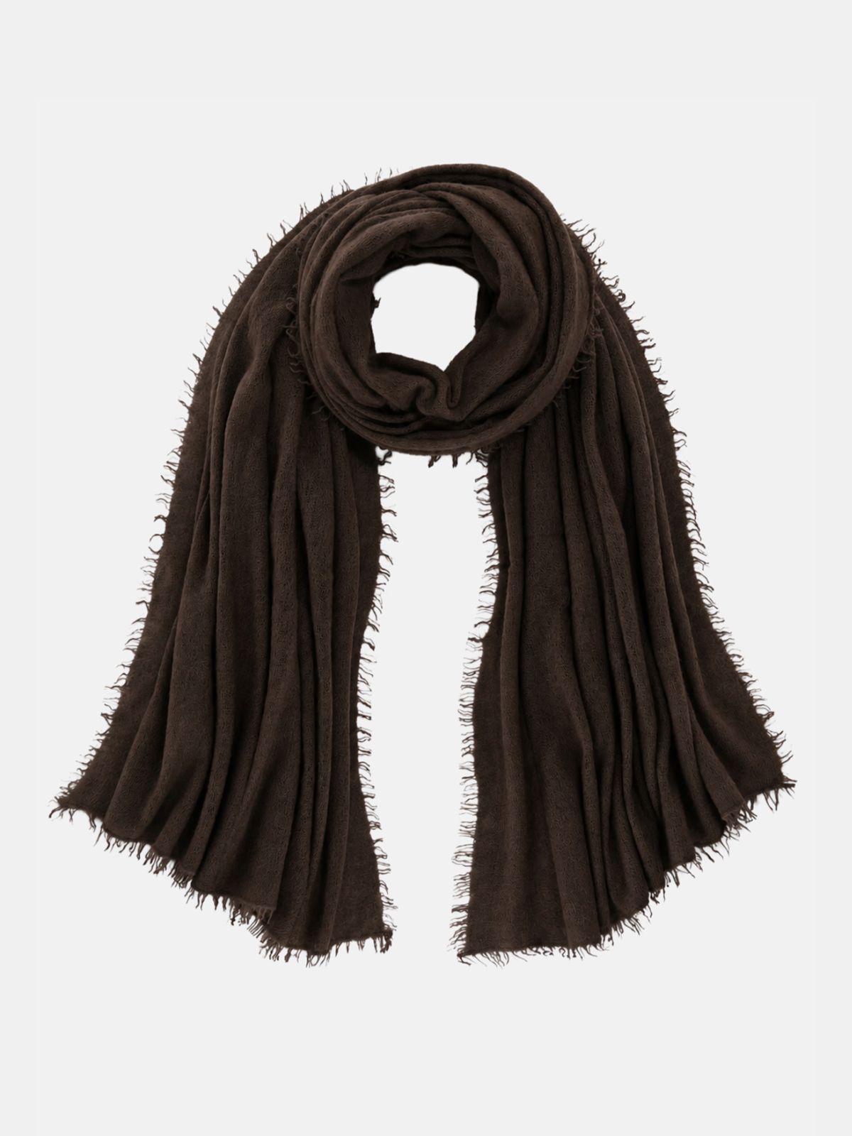 Cashmere Scarf - Chocolate