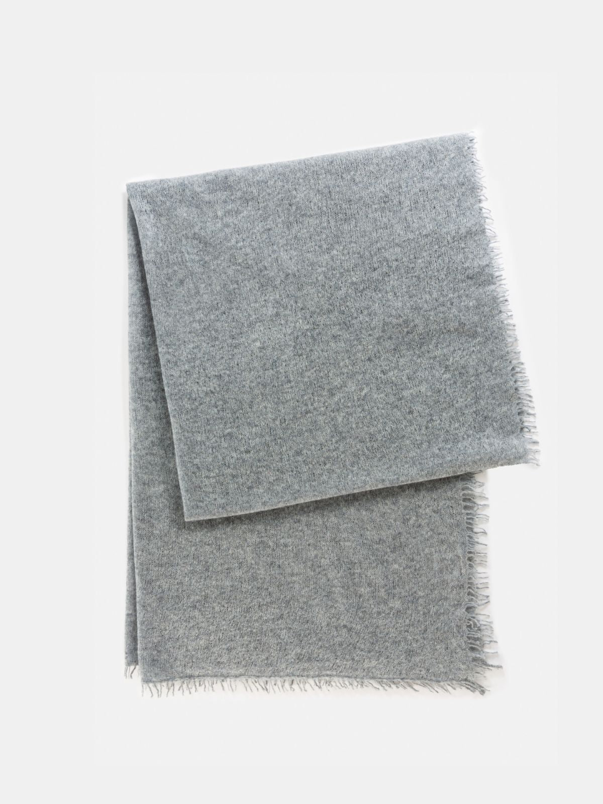 Cashmere  Scarf - Melange Grey