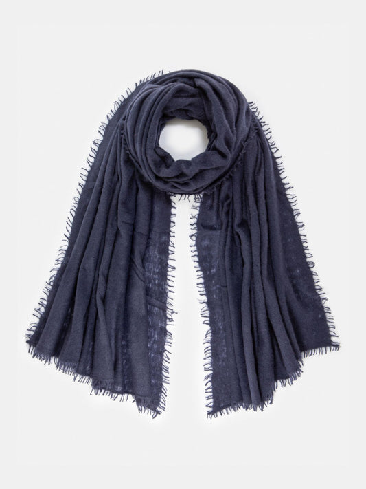 Cashmere Scarf - Navy