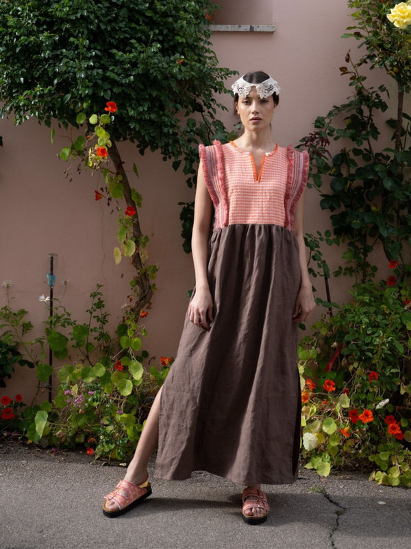 Cancun Dress - Brown
