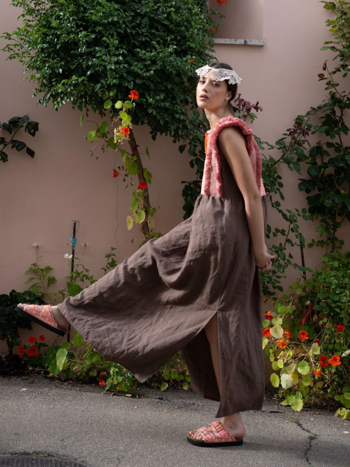 Cancun Dress - Brown