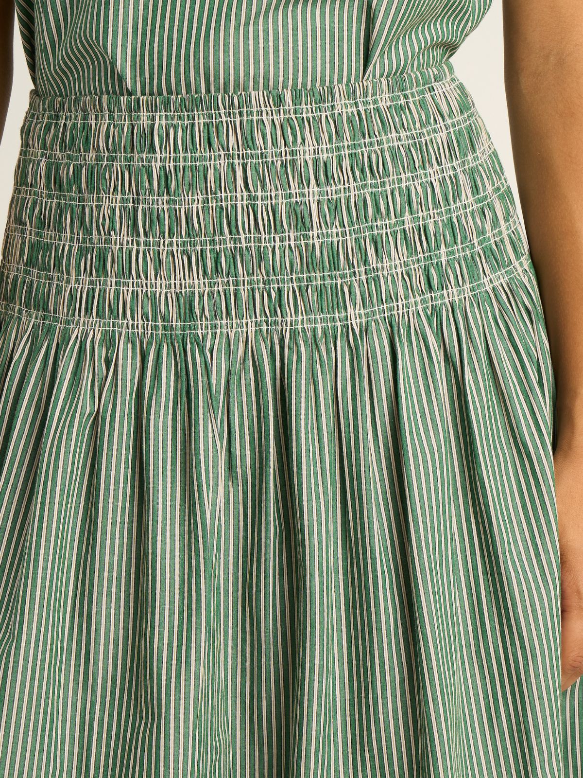Annie Stripe Skirt - Green