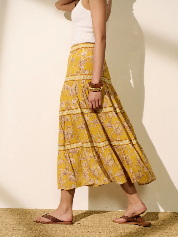 Jill bandana Skirt - Yellow