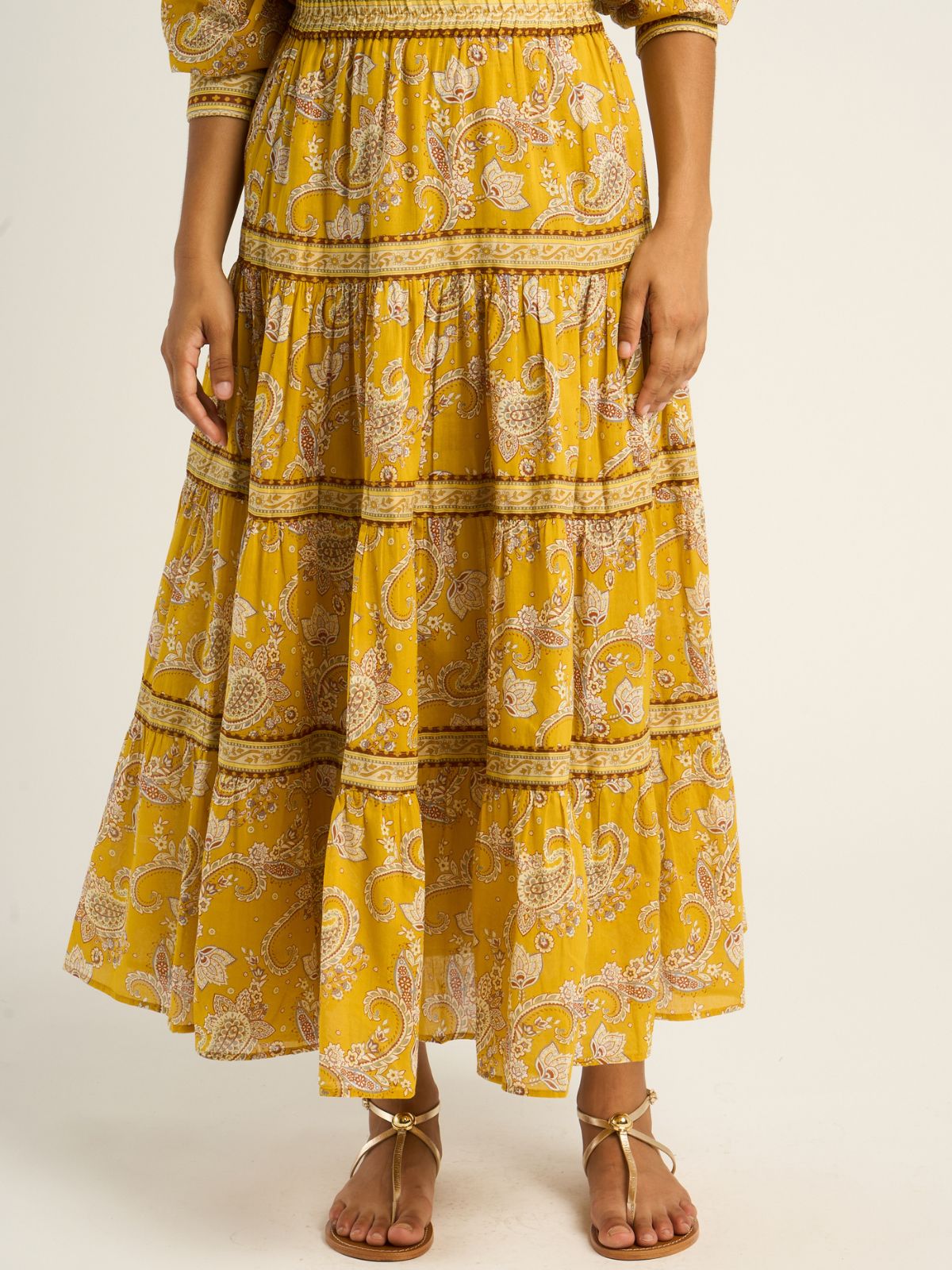 Jill bandana Skirt - Yellow