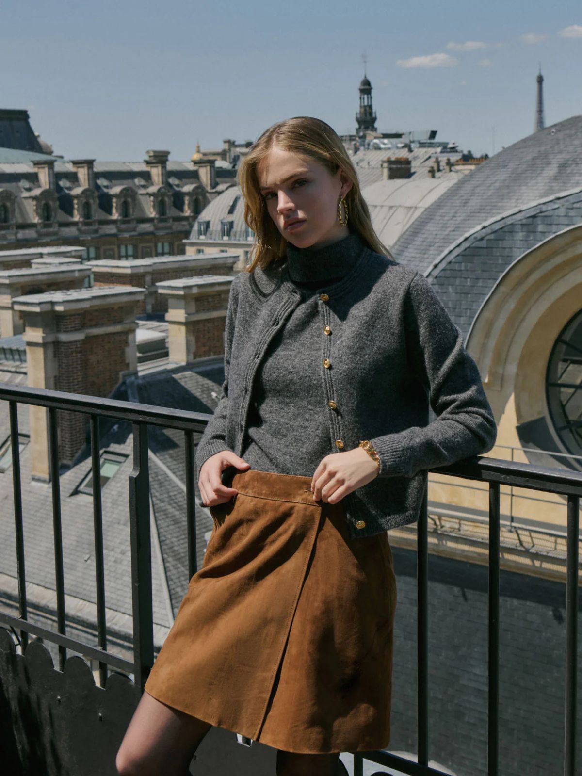 Myriam Cardigan - Charcoal