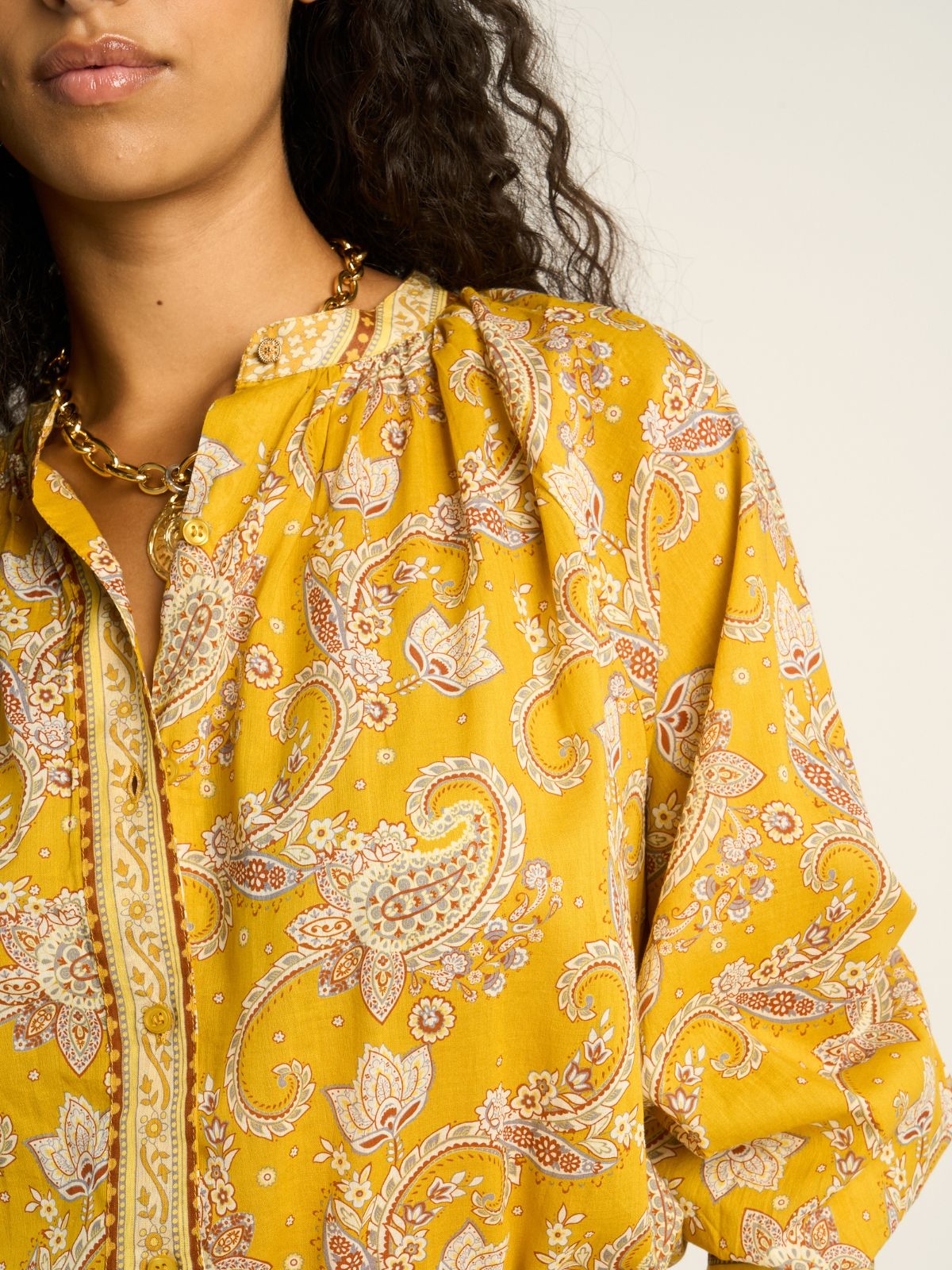 Tea Bandana Top - Yellow