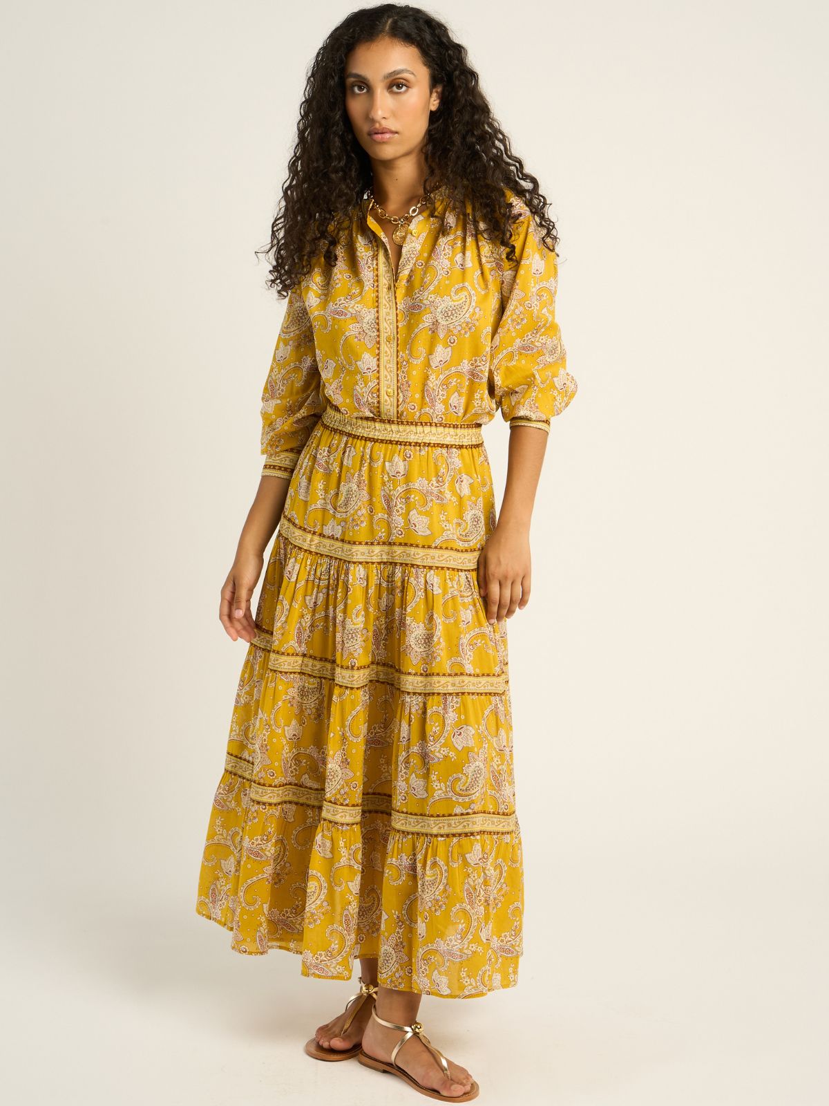 Tea Bandana Top - Yellow