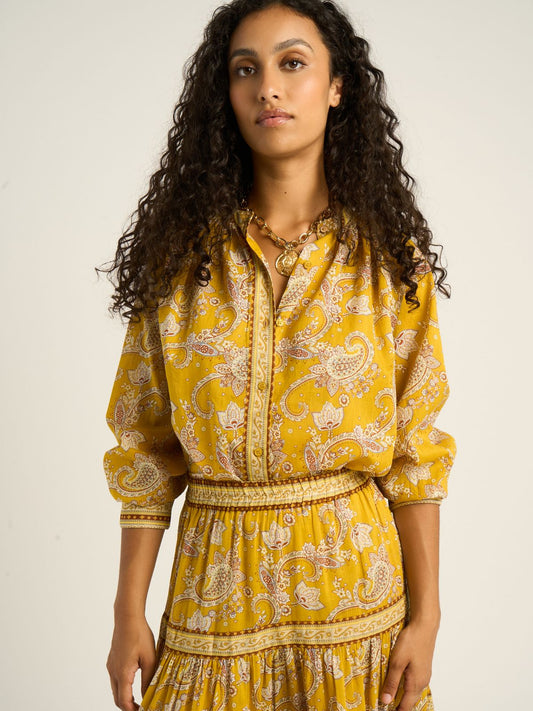 Tea Bandana Top - Yellow