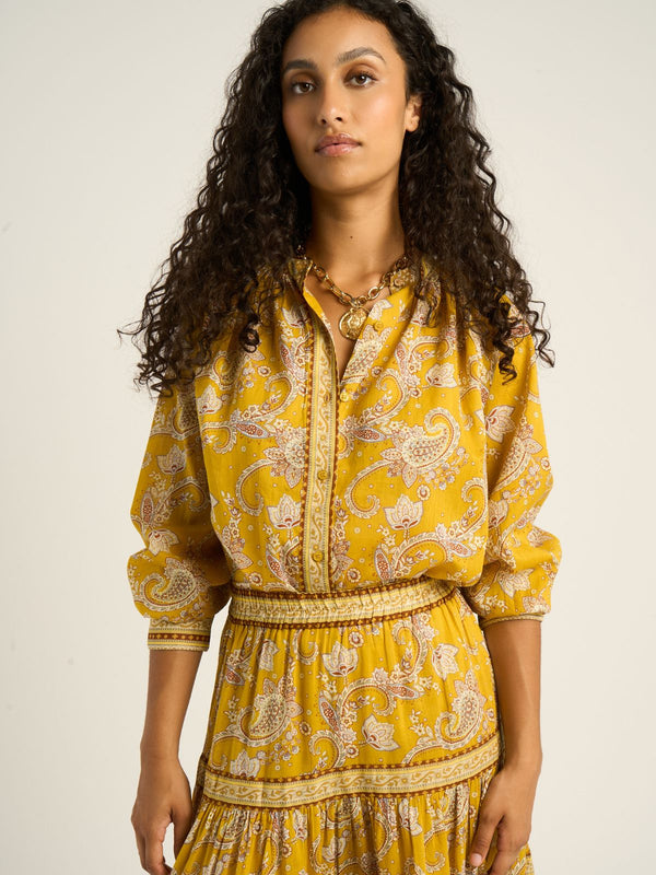 Tea Bandana Top - Yellow