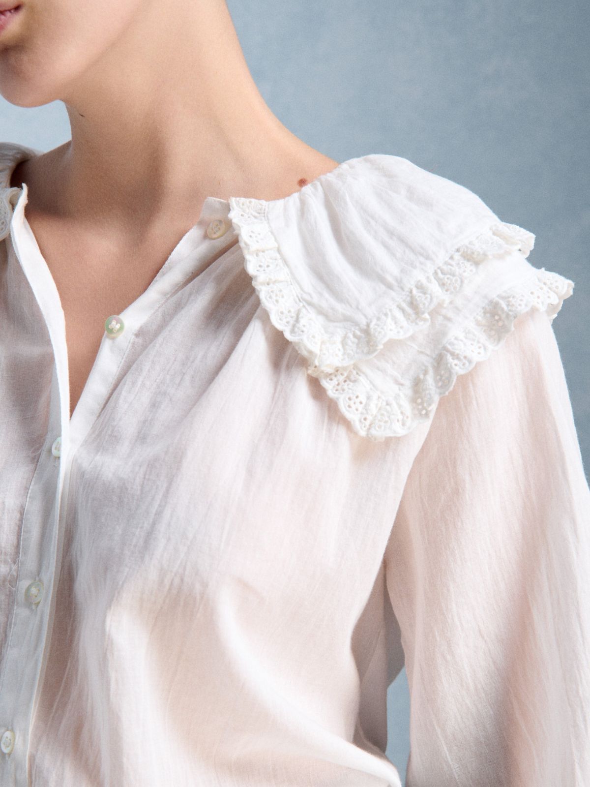 Constance Blouse - Ecru