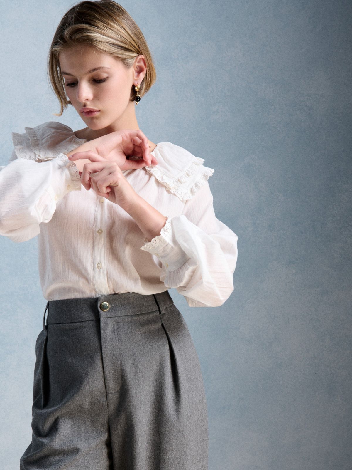 Constance Blouse - Ecru