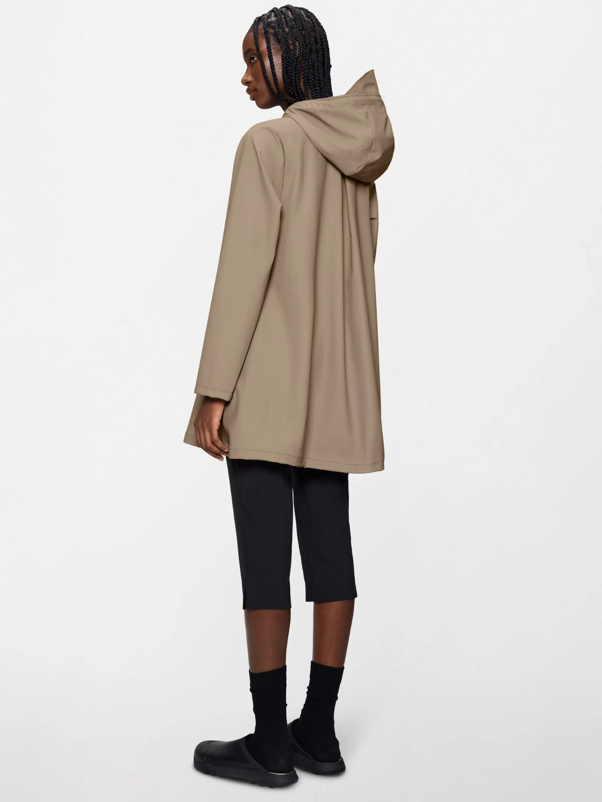 A-Line Rain Jacket - Beige