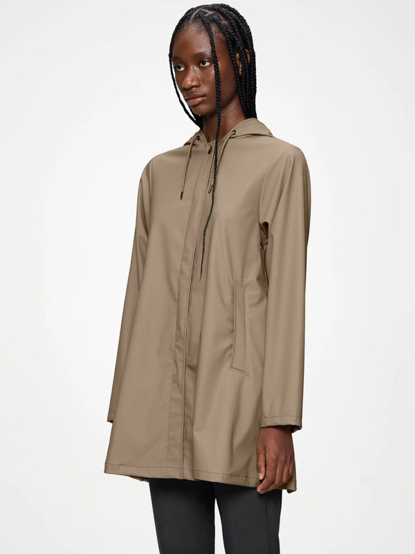 A-Line Rain Jacket - Beige