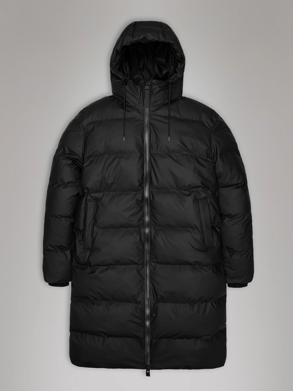 Alta Long Puffer Jacket - Black