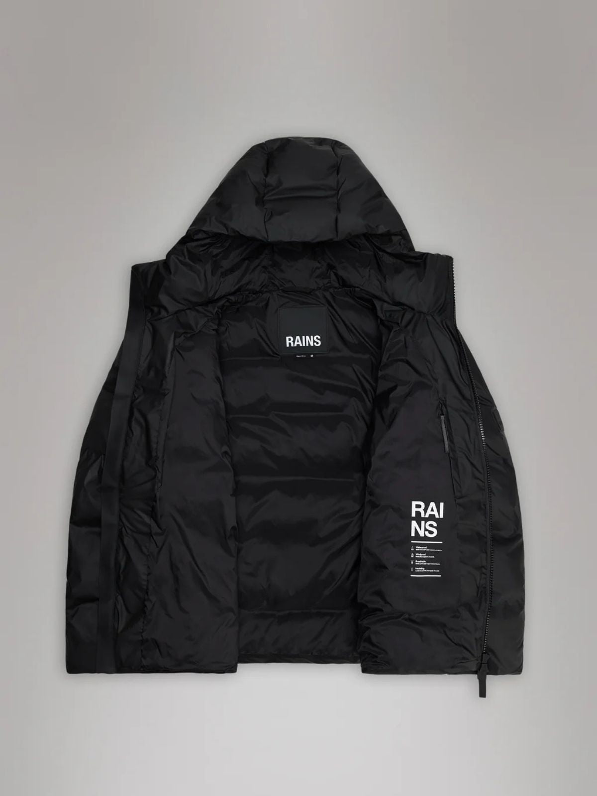 Alta Short Puffer Jacket- Black