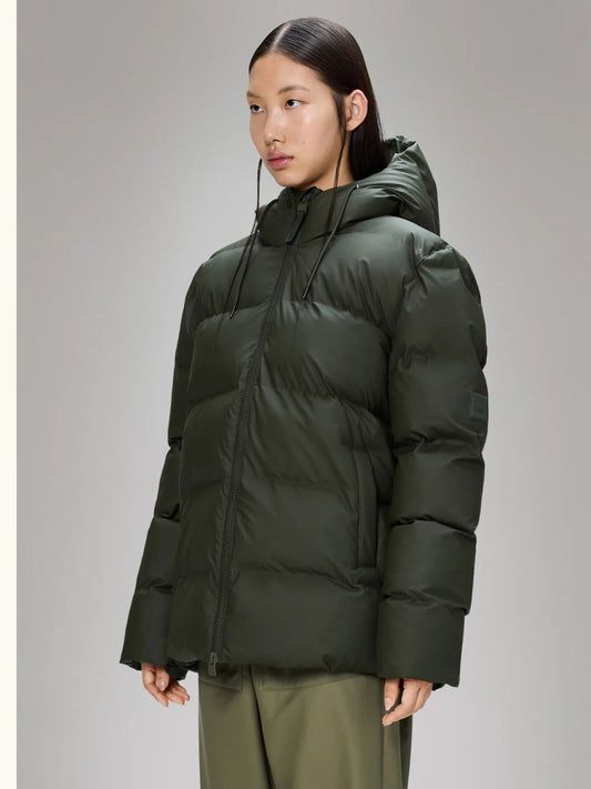 Alta Short Puffer Jacket - Green