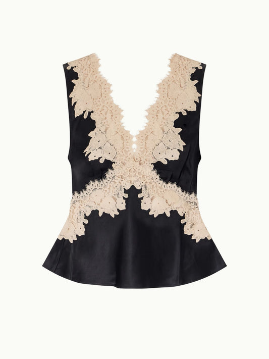 Emmie Lace Top - Black