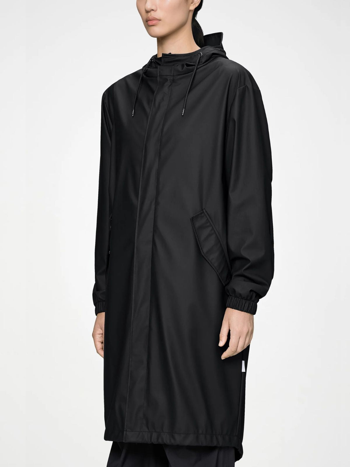Fishtail Raincoat - Black