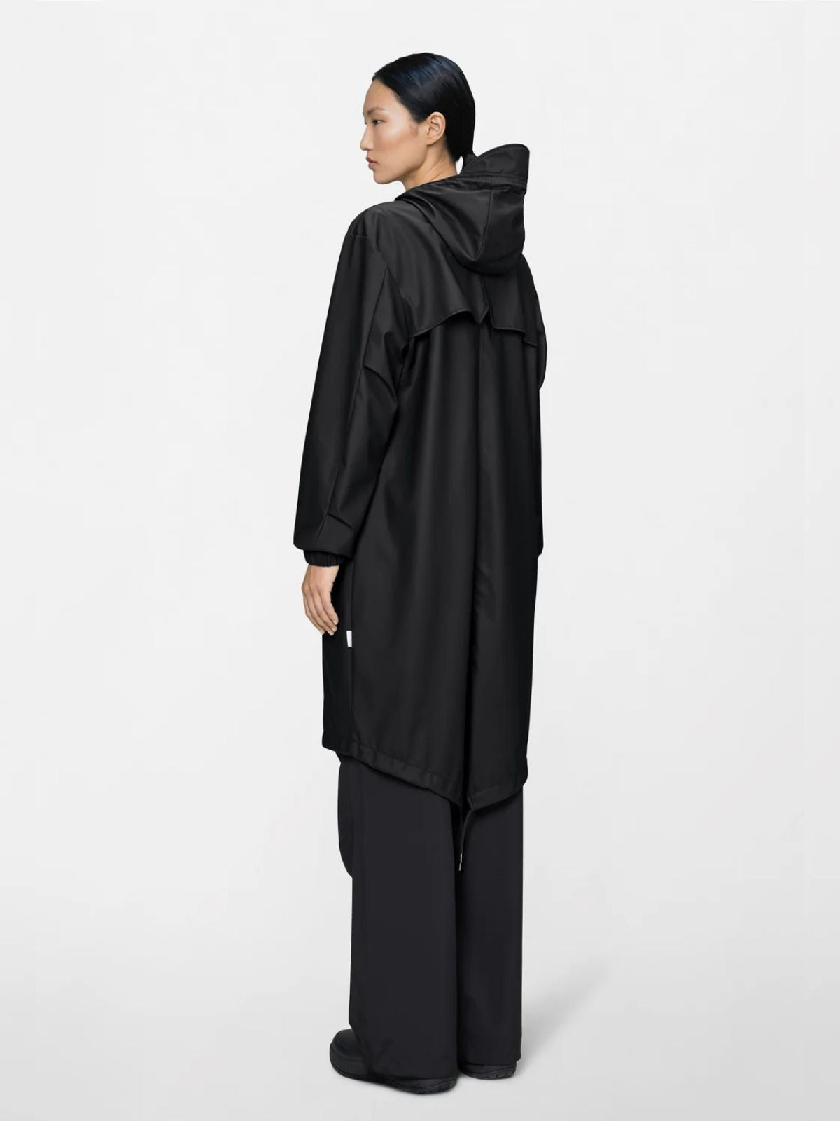 Fishtail Raincoat - Black