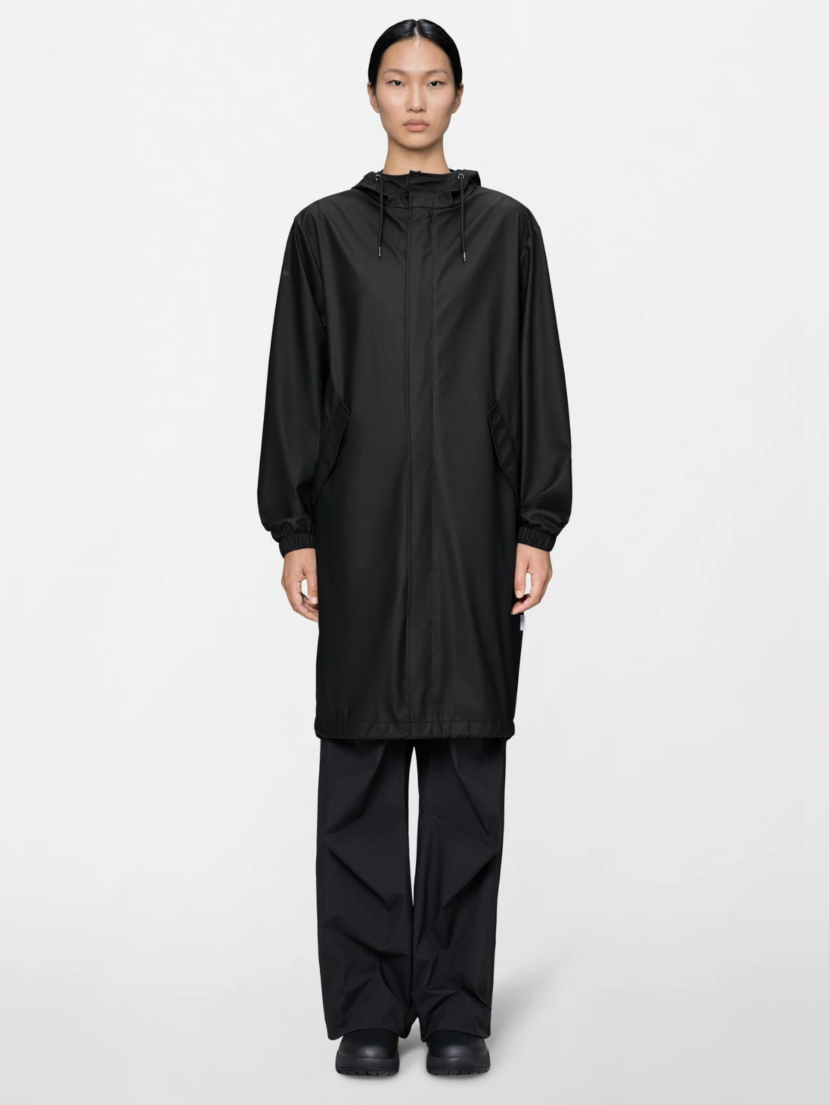 Fishtail Raincoat - Black