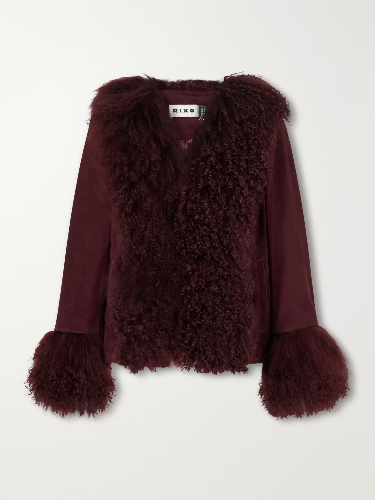 Sammy Suede Jacket - Maroon