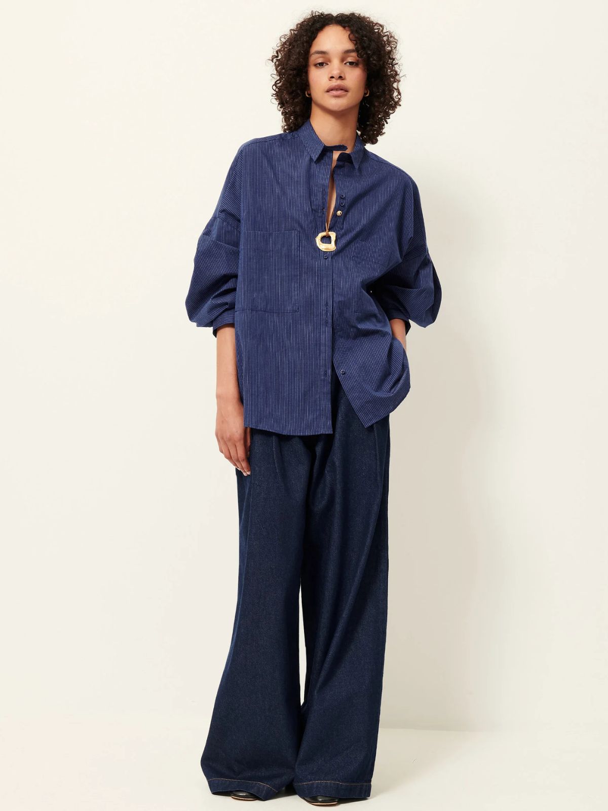 Fontania Overshirt - Blue