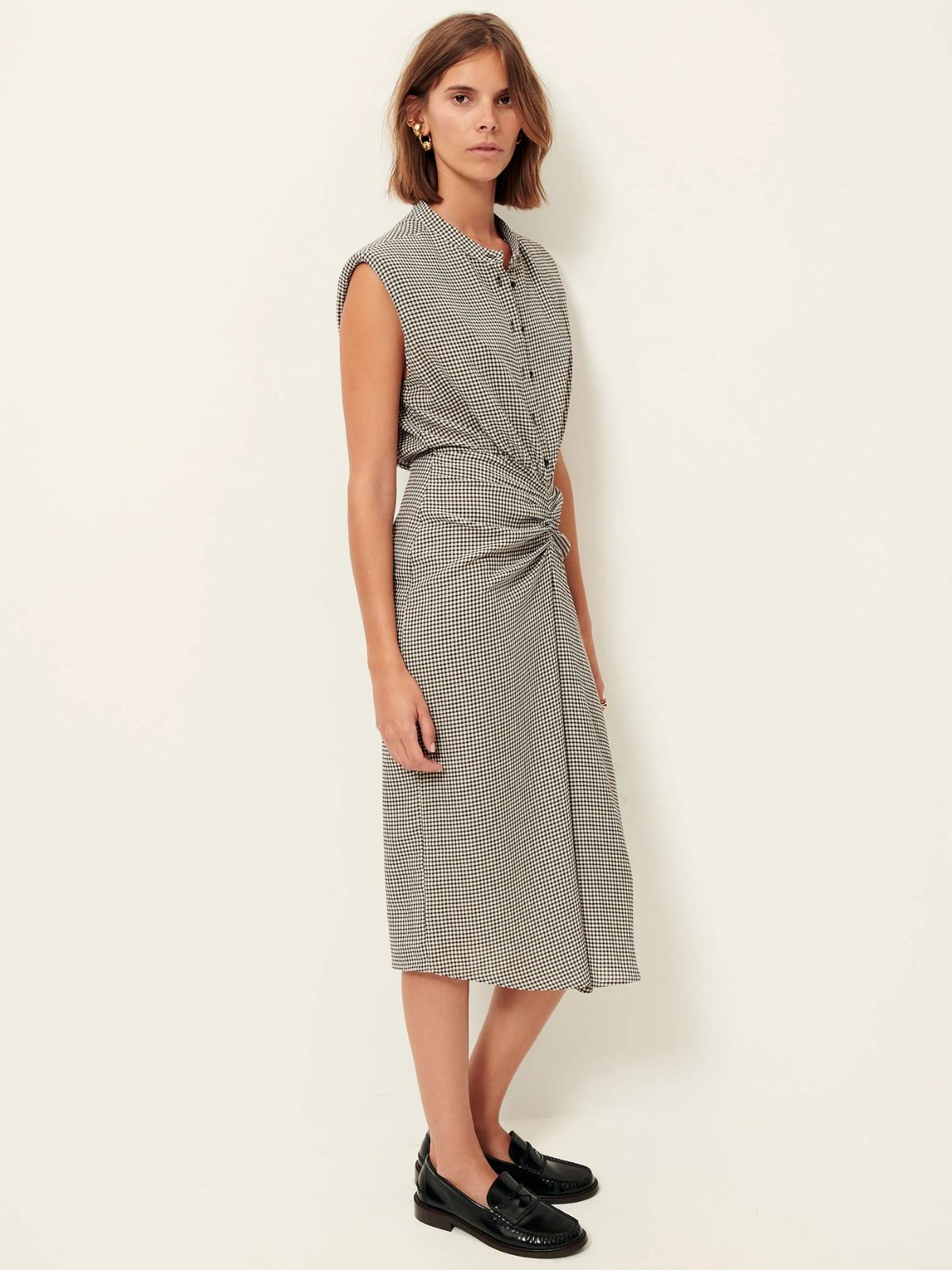 Iris Fashion - SESSUN - Bellacala Dress - Black & White