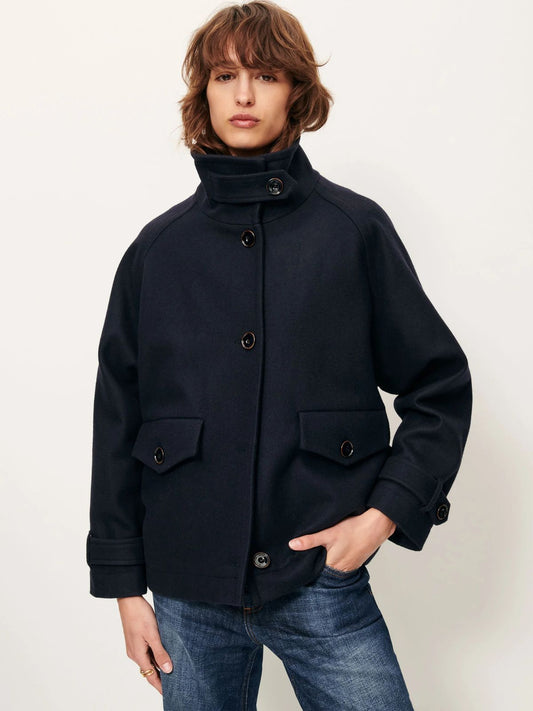 Lee Wooly Coat - Navy