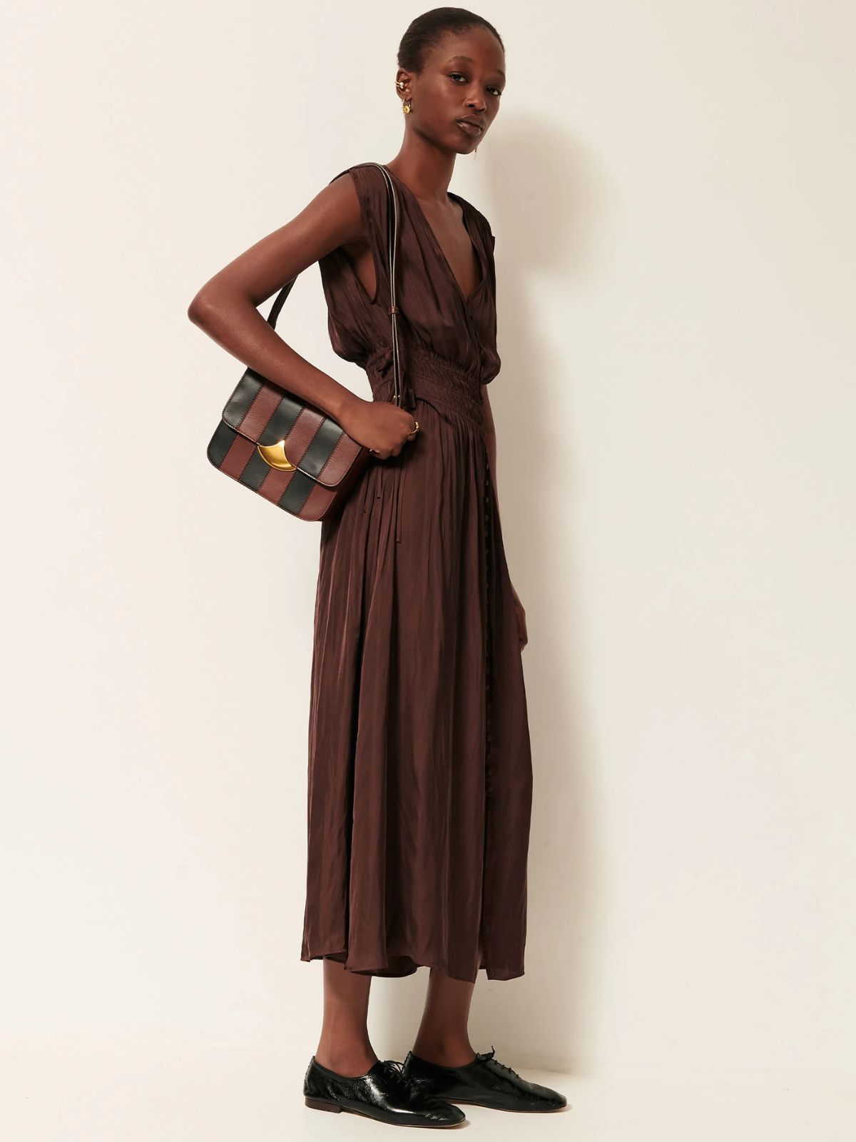 Prezianni Dress - Brown