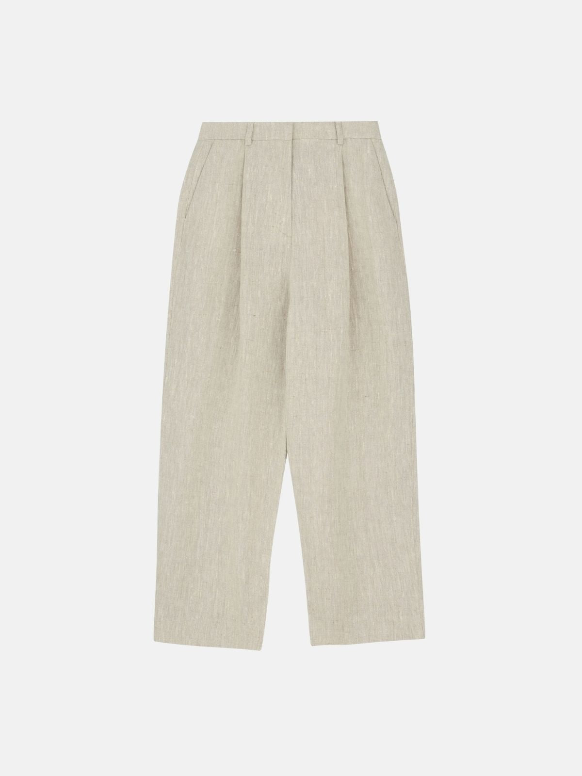 Iris Fashion - SKALL STUDIO - Bob Linen Trousers - Natural